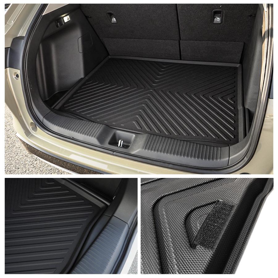 ヴェゼル RV ラゲッジマット 1P 立体マット 汚れ防止 防水 3D オリジナル 内装 ラバー 立体構造 |  | 05
