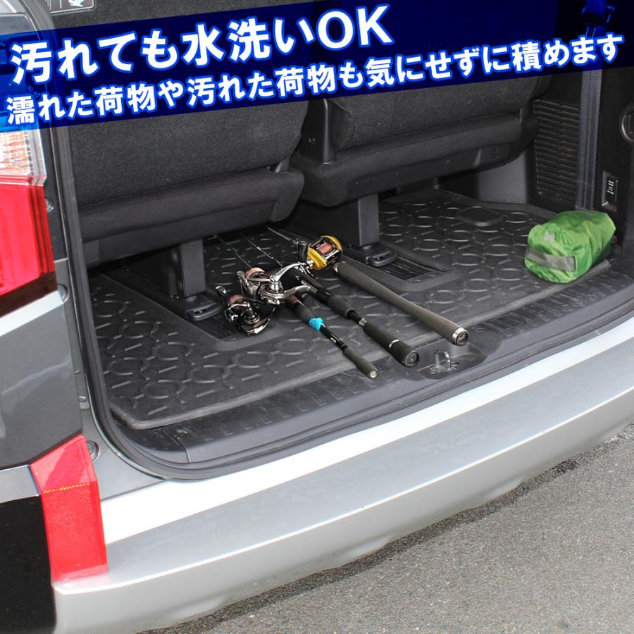 デリカ D5 D:5 前期 後期 3D フロアマット 3列目&ラゲッジ用 2P サード