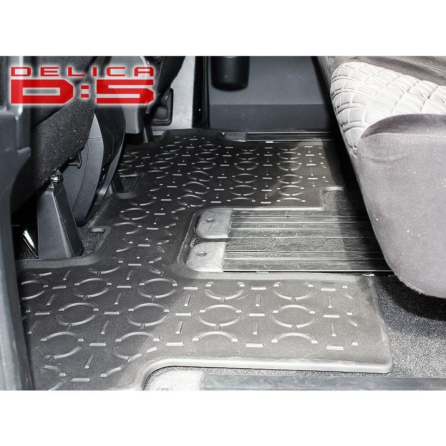 デリカ D5 D:5 前期 後期 3D フロアマット 2列目用 セカンドマット