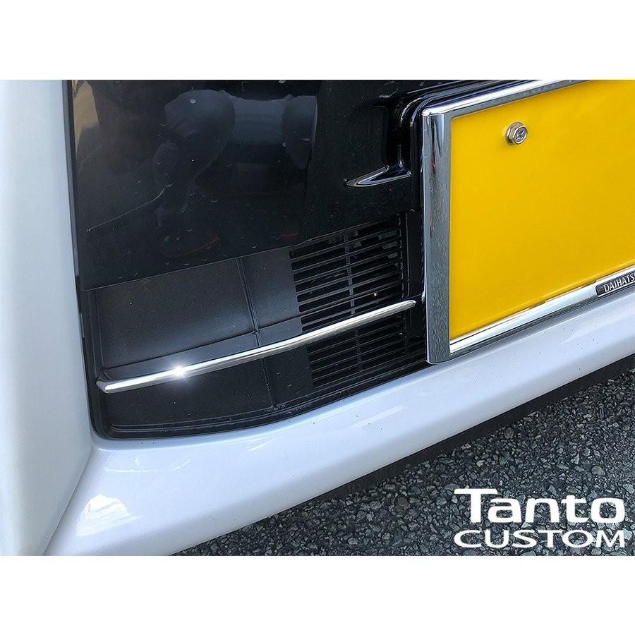 タントカスタム600s 純正ラジエターグリルモールディングメッキ