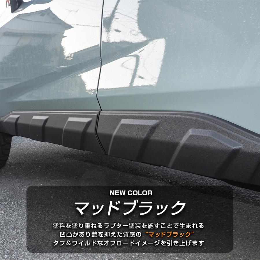 RAV4 パーツ 50系 PHV サイドドアガーニッシュ ゴリゴリ風塗装 サイド