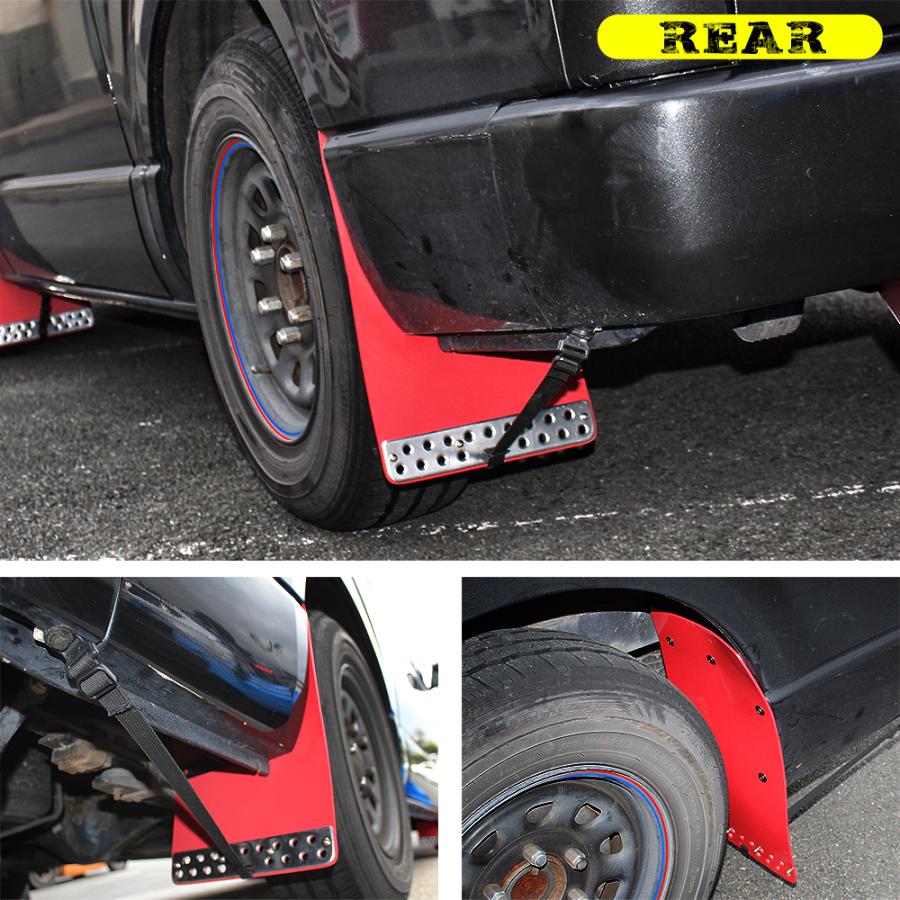 ハイエース 200系 1〜8型 マッドフラップ マッドガード フロント リア セット オリーブグリーン 泥除け 泥よけ 値下 |  | 09