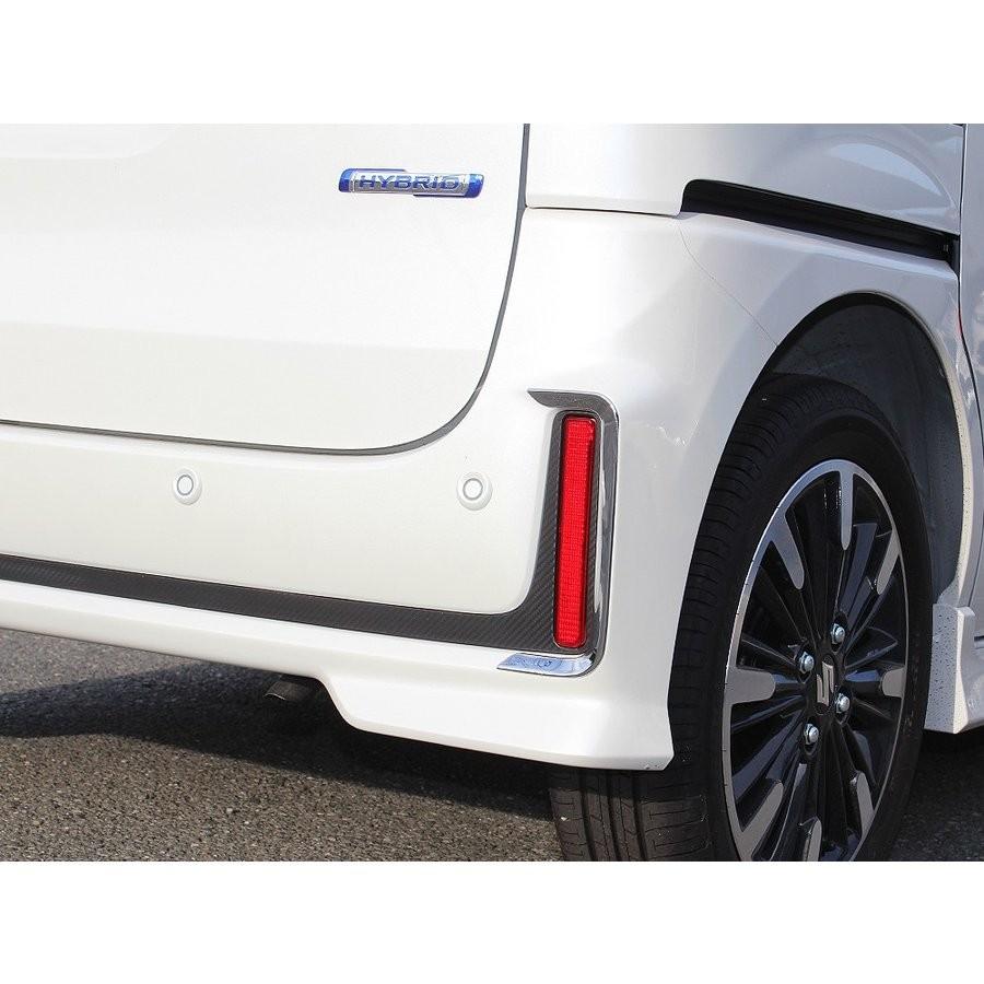 スペーシア MK53S スペーシアカスタム パーツ メッキ リフレクター ガーニッシュ エクステンション 2P カバー トリム |  | 04