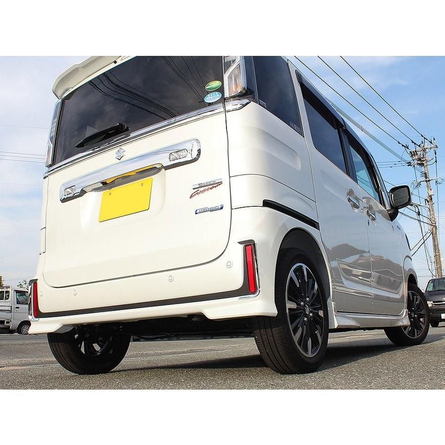 スペーシア MK53S スペーシアカスタム パーツ メッキ リフレクター ガーニッシュ エクステンション 2P カバー トリム |  | 05