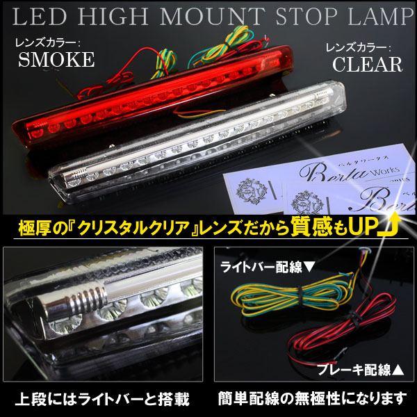 E52エルグランド　純正　ハイマウントストップランプ　LED エルグランド E52 前期 ハイウェイスター対応 LED ハイマウント