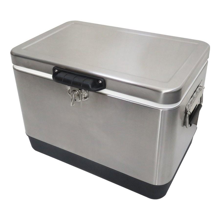 ステンレス クーラーボックス 29L ミドルサイズ 小型 保冷 釣り キャンプ用品 アウトドア用品 レジャー用品 災害 防災 便利グッズ |  | 01