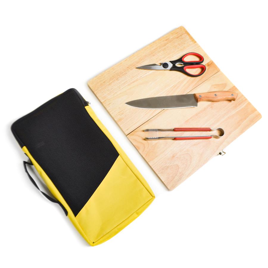 アウトドア用 調理器具 キッチンツールセット 4点 収納袋付き キャンプ用品 レジャー用品 車中泊グッズ 防災グッズ 携帯 便利グッズ |  | 07