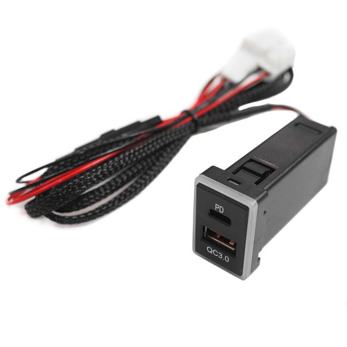 トヨタ PDポート QC3.0ポート 2ポート 増設 車 急速充電器 クイックチャージ 追加用 Aタイプ 爆買 |  | 05