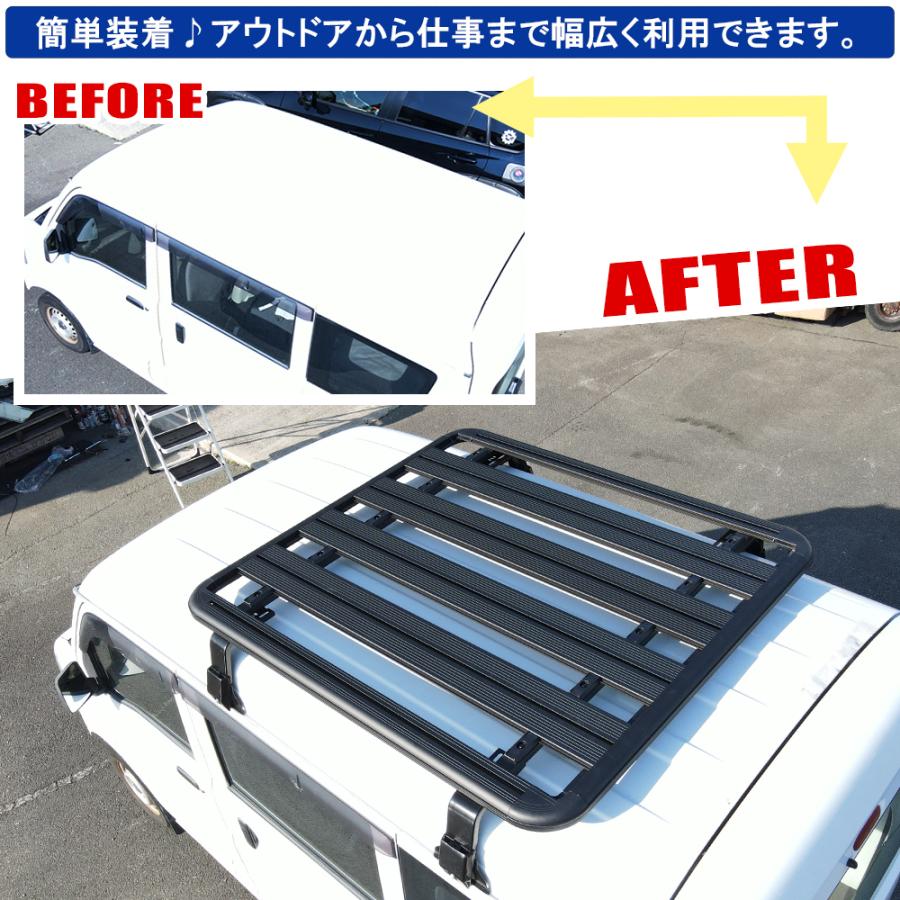 エブリイバン エブリイワゴン DA17W DA17V ルーフキャリア ルーフ