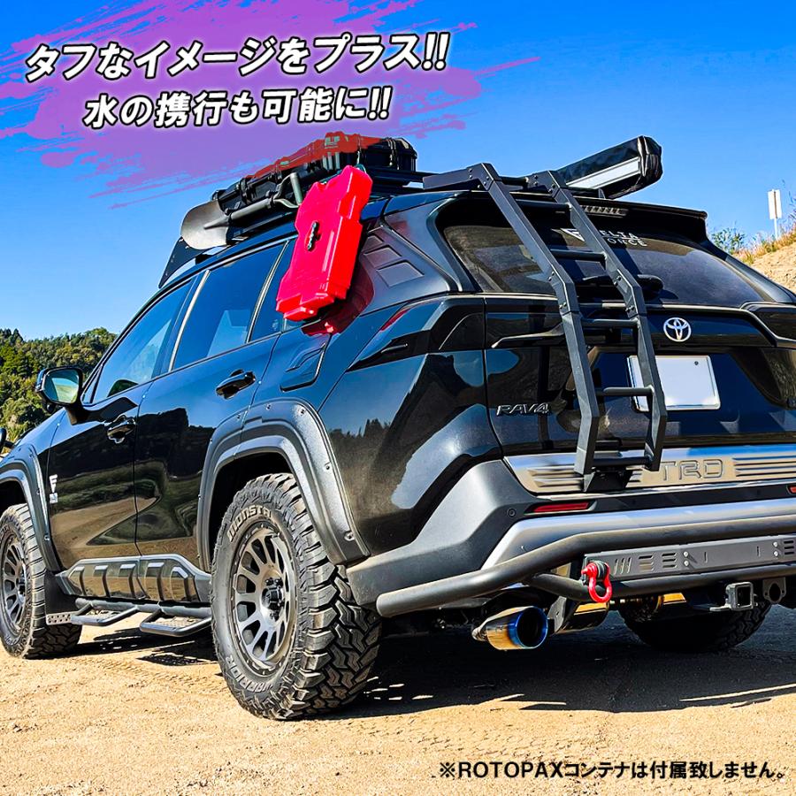 新型 RAV4 パーツ 50系 PHV ルーフラック用 ウォータータンクブラケット 左側 ルーフキャリア ジェリ缶 ジェリカン｜doresuup｜06