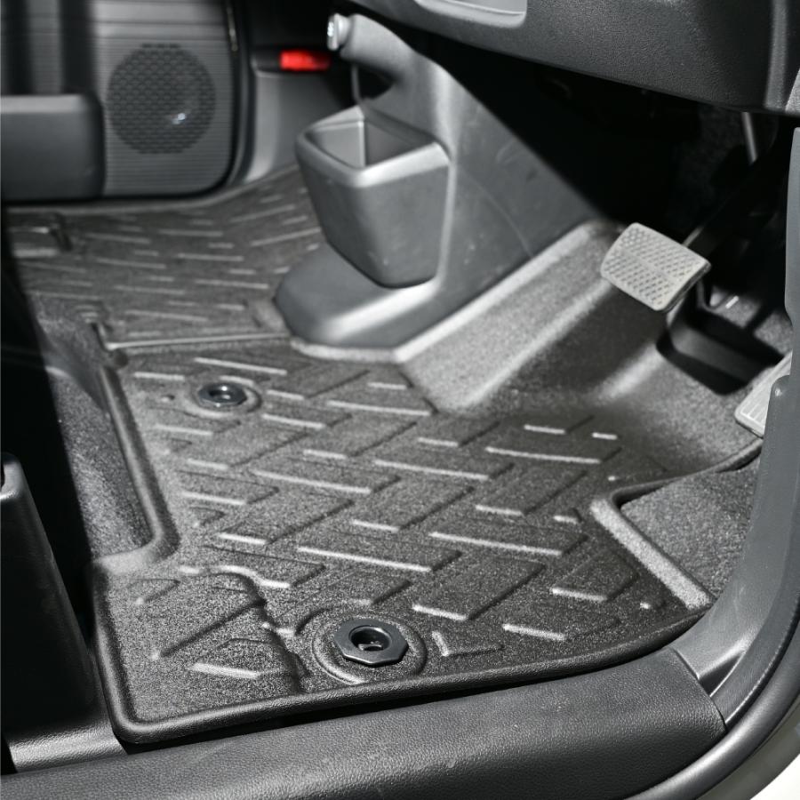 新型 N-BOX JF5 JF6 3D フロアマット フロント用 防水 ラバー 立体