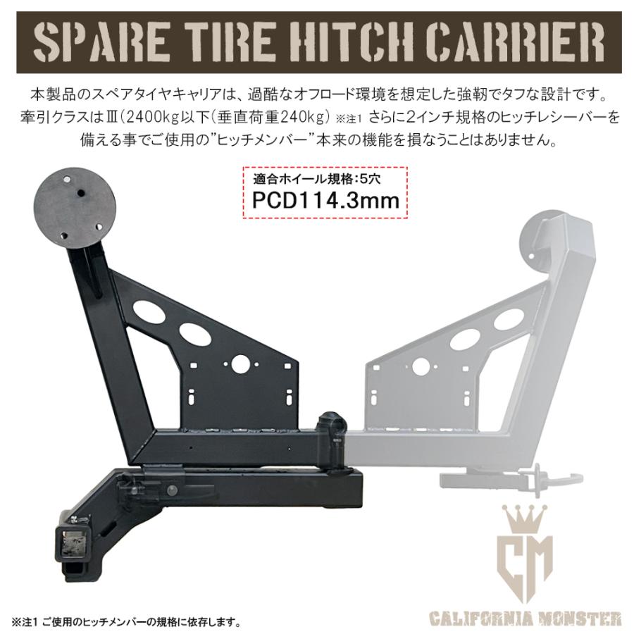 ヒッチ スペアタイヤキャリア GUN125 ハイラックス サーフ