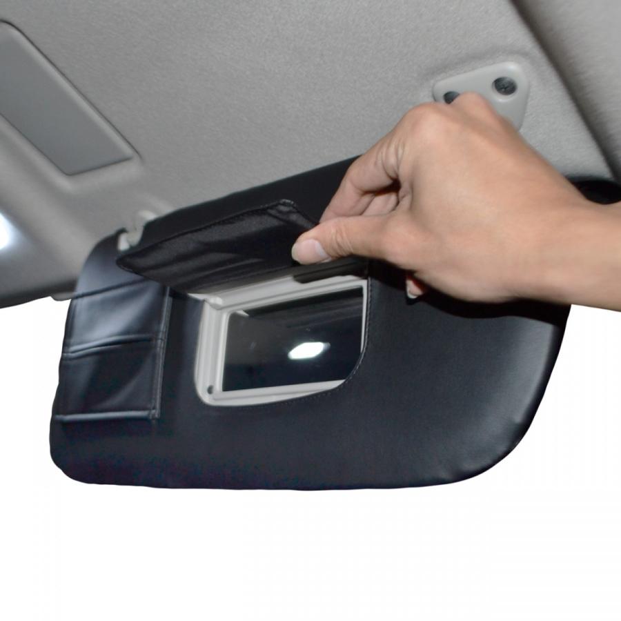 セレナ C26 前期 後期 サンバイザーカバー バイザーカバー Pvcレザー 車用 収納 サンシェード 内装 カスタム パーツ Sv 14 1 Dress Up Store 通販 Yahoo ショッピング