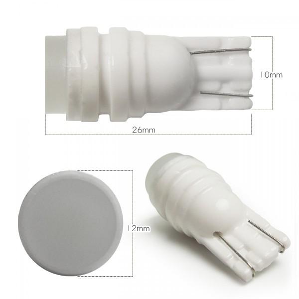 汎用 T10 T16 ポジションランプ ポジション球 ポジション灯 LED ナンバー灯 バルブ 1W セラミック 放熱陶器 2個セット ホワイト ブルー |  | 02