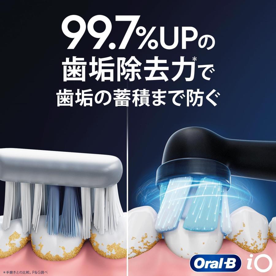 電動歯ブラシ オーラルB iO4S iOG41B60BK マットブラック : DoriaShop