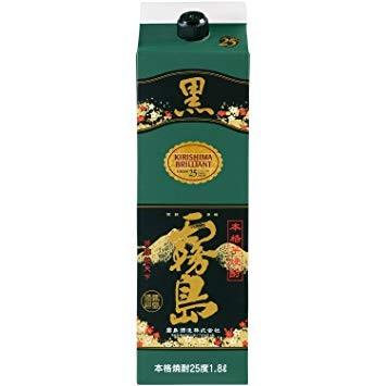 黒霧島 芋焼酎 霧島酒造 黒霧島1．8Lパック 1800ml 25度 
