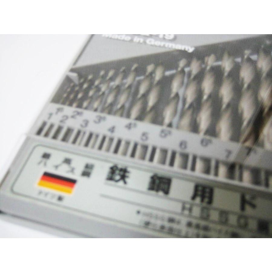 ドリル刃 HSSG鋼19本セット KEILドイツ製 ケースにキズ等ありのため