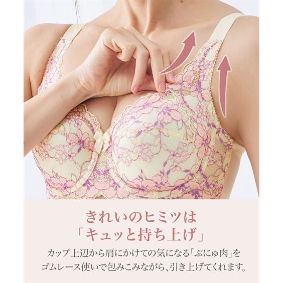ニッセン ブラジャー (D85-E105) 大きいサイズ カラフルパレット ニッセン ブラジャー (D85-E105) 大きいサイズ カラフルパレット