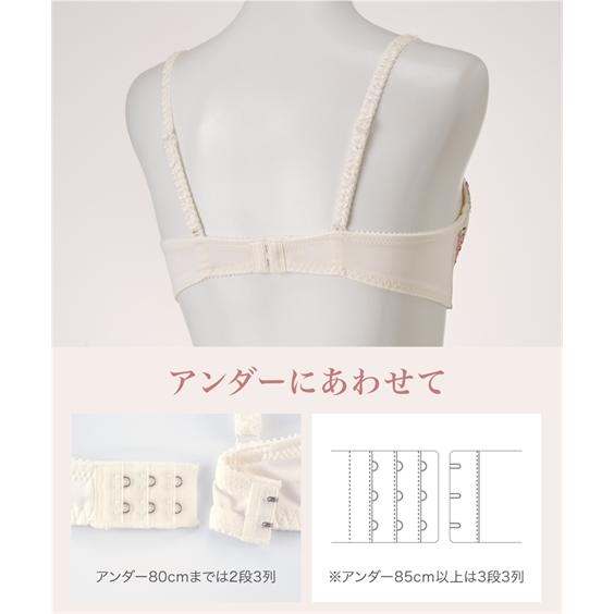 ニッセン ブラショーツセット トリンプ フラワーブラショーツ