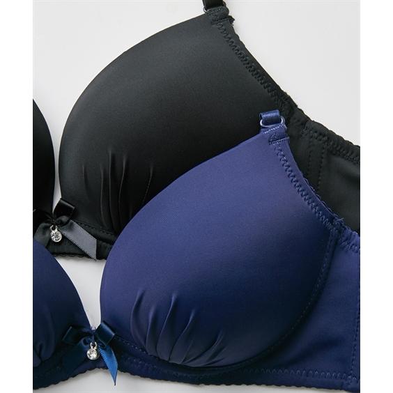 新品未使用【フェレナ】リフトショーツ　L ブラック＆ベージュ Lace Ladies ブラジャー ショーツセット フロントホック