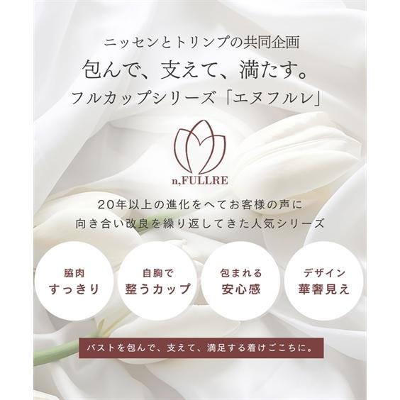 ニッセン ブラジャー(H90-I95) 大きいサイズ フルカップブラ 2枚 ニッセン ブラジャー(H90-I95) 大きいサイズ フルカップブラ 2枚