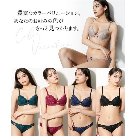 ニッセン ブラ&ショーツ (B85/LL-F80/L) 大きいサイズ カラー ニッセン ブラ&ショーツ (B85/LL-F80/L) 大きいサイズ カラー