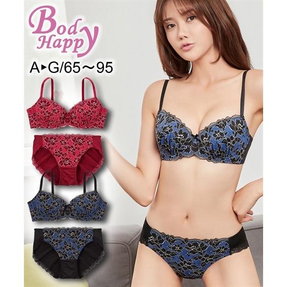 C90 3l G95 4l 大きいサイズ ボディハッピー 花柄 レース ブラ ショーツ セット トリンプ ニッセン ブラジャー とりんぷ 女性 下着 谷間 セクシー Zzy4aa0234 Doris Mieux By ニッセン 通販 Yahoo ショッピング