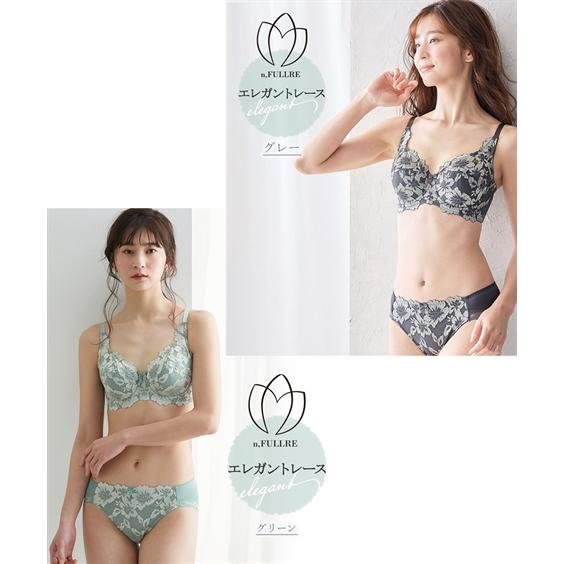 ニッセン ブラ&ショーツ セット(H70/M-F110/5L) 大きいサイズ ニッセン ブラ&ショーツ セット(H70/M-F110/5L) 大きいサイズ