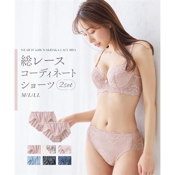 ニッセン ショーツ パンツ LL 大きいサイズ 総レース ニッセン ショーツ パンツ LL 大きいサイズ 総レース
