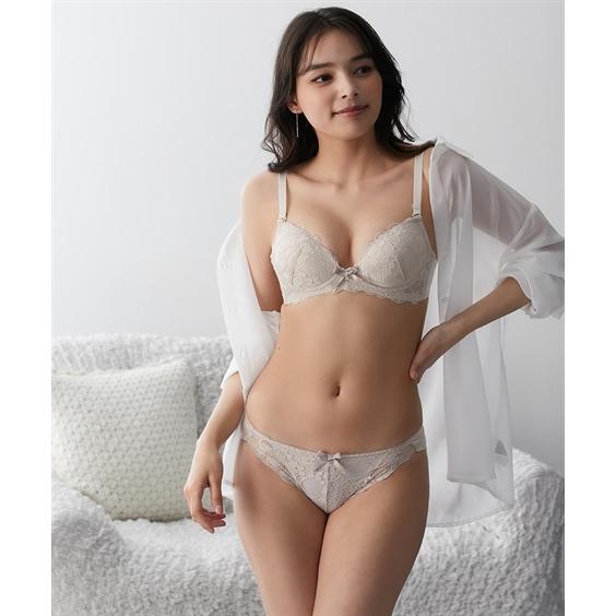 ランジェリークブラジャー&ショーツセット ニッセン ブラショーツセット LL 3L 大きいサイズ カラー