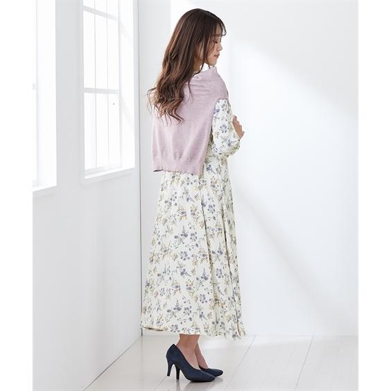 送料無料 Ll 大きい胸専用 Vネック ボンキュボン 2way ワンピース ニッセン Nissen 長袖 花柄 かわいい きれいめ グラマーサイズ Zzy4a21b0770 Doris Mieux By ニッセン 通販 Yahoo ショッピング