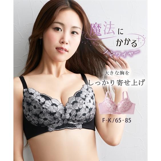 ニッセン ブラジャー F65-H85 グラマーサイズ 魔法にかかる 脇高 ニッセン ブラジャー F65-H85 グラマーサイズ 魔法にかかる 脇高