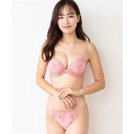 ブラジャーショーツセット ニッセン 脇高 ボタニカル 刺しゅう レース ブラジャー ショーツセット 女性 下着｜dorismieux-bynissen｜08