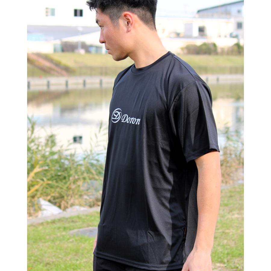 doron アンダーシャツ Doron（ドロン） ストレッチ Tシャツ フロントロゴ Black : Doron