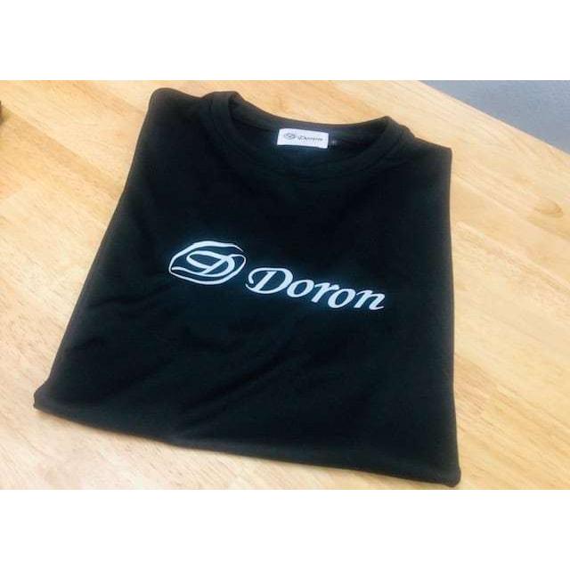 Doron（ドロン） ストレッチ Tシャツ フロントロゴ Black : Doron