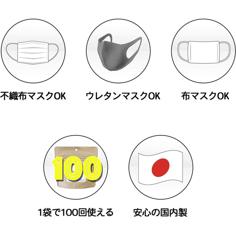 詰替版300g　送料無料　マスクスッキリ洗剤 マスク専用洗剤 マスク 洗剤 中性洗剤 在庫あり 新型コロナ ウイルス対策 花粉症 洗える 夏用マスク｜dorosukkiri｜07