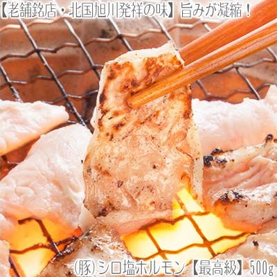 送料無料 豚ホルモン 塩ホルモン 500g 塩味付き 2個注文で 1個プラス