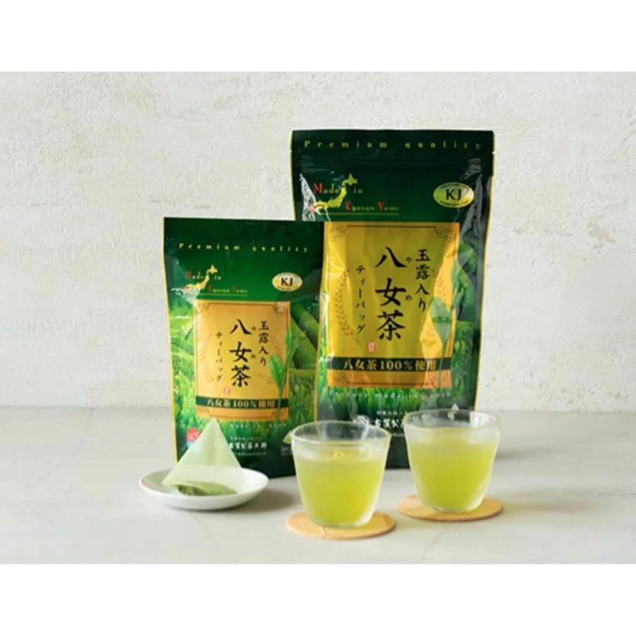 古賀製茶本舗 八女茶 玉露入り 八女茶100%使用 お茶 玉露  ティーパック 高級 緑茶 玉露 お茶 日本茶 水出し お湯出し お徳用 大容量｜dosankolab｜02