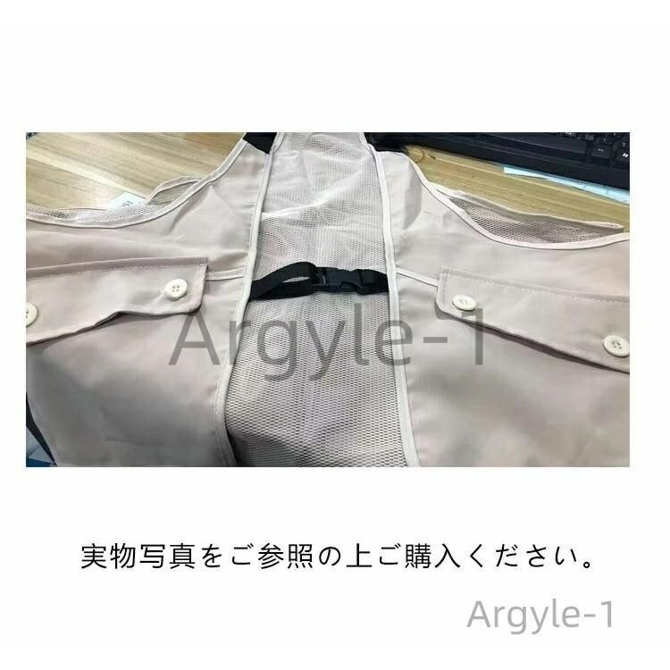 多ポケット フィッシングベスト マルチポケット ミリタリー ベージュ