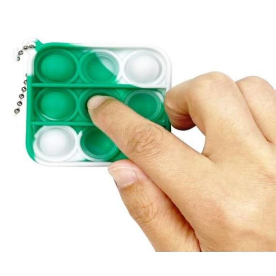 知育玩具 スクイーズ コンパクト キーホルダー ポチポチ ストレス解消