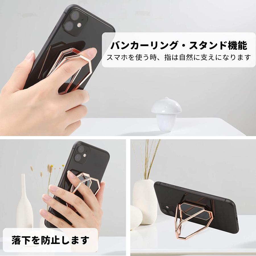 スマホスタンド 折り畳みスタンド スマホリング ホールドリング 360°回転 角度調整 磁石に対応 バンカーリング おしゃれ 上品 高級感 スマホ スタンド 落下防止 ホールドリング スマホリング 鏡 ホールドリング ミラー マグネット対応 磁石入 スマホスタンド(iPhone、Android) sr1