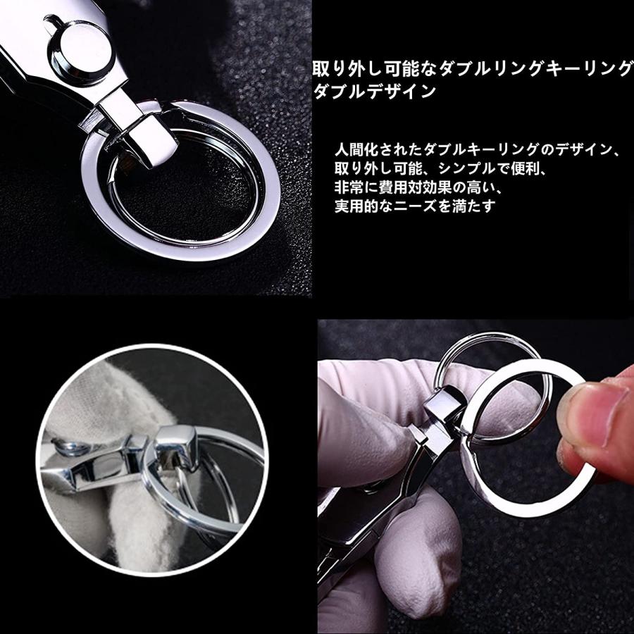 （付属品付き）キーホルダー　キーケース　キーリング ちょこんと立つキーケース 被せ付き LF-023 ヌメ革ALL レザーキー