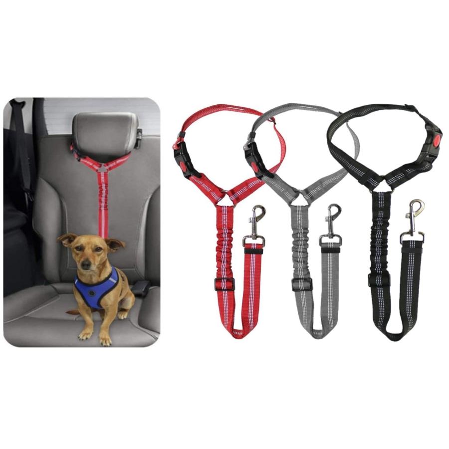 犬用 シートベルト リード ハーネス 車用 散歩 良好品 安全ベルト ドライブ 飛び出し防止 カー用品 ペットグッズ 中型犬 簡単装着 ペット用品 猫 犬用品 犬 小型犬