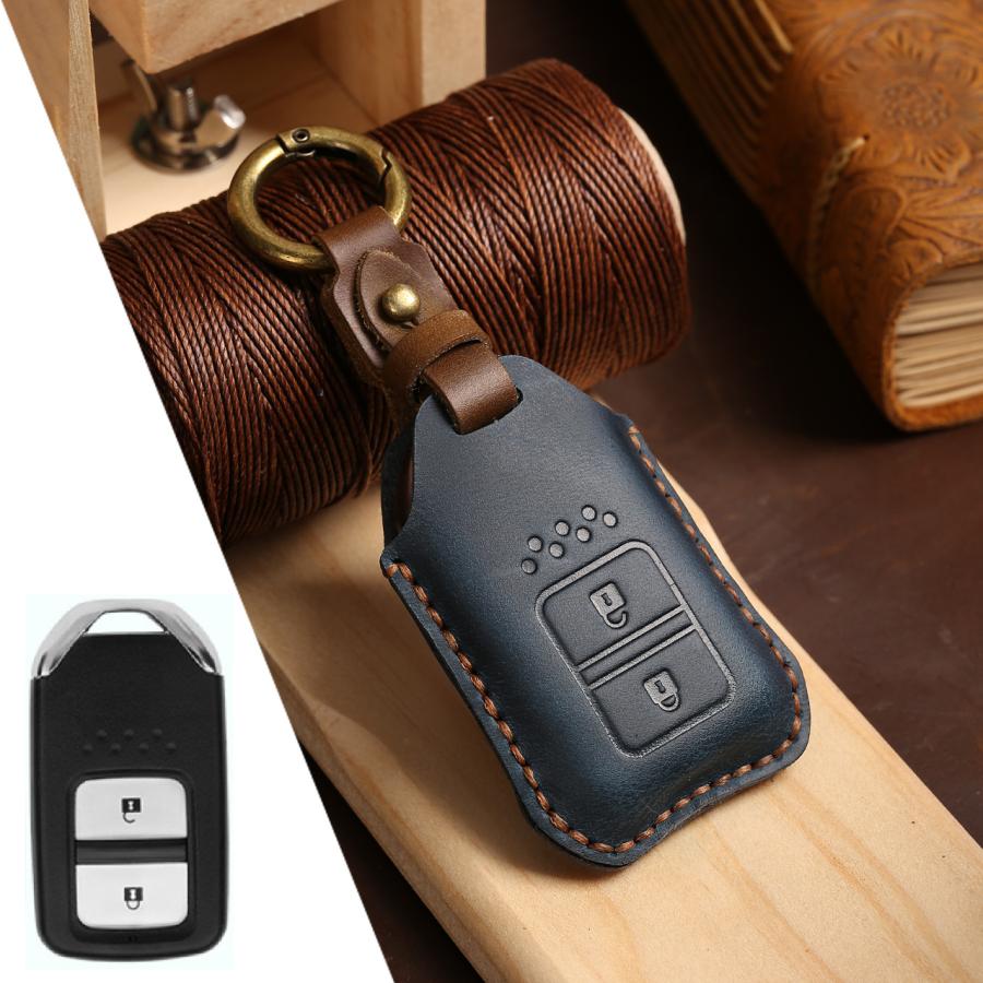 ホンダ　スマートキー　鍵 本革 スマートキーケース ホンダ 2ボタン 3ボタン 4ボタン CRV