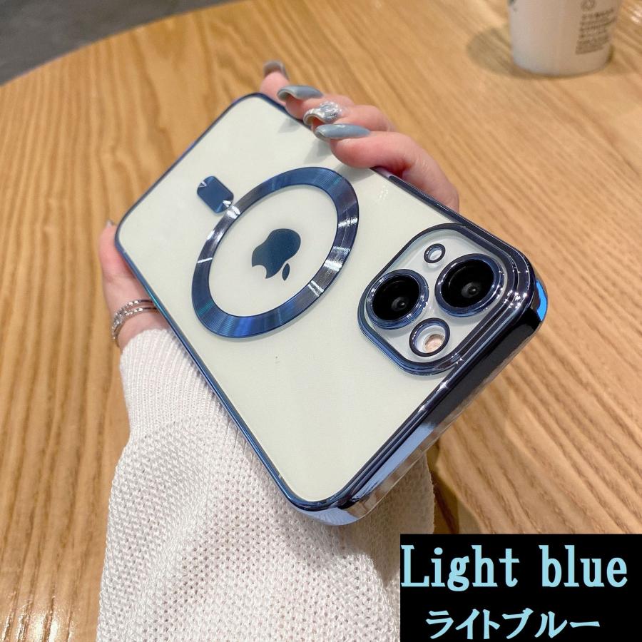 MagSafe対応 iPhoneケース 透明 TPU 韓国 iPhone 12 13 Pro Max mini