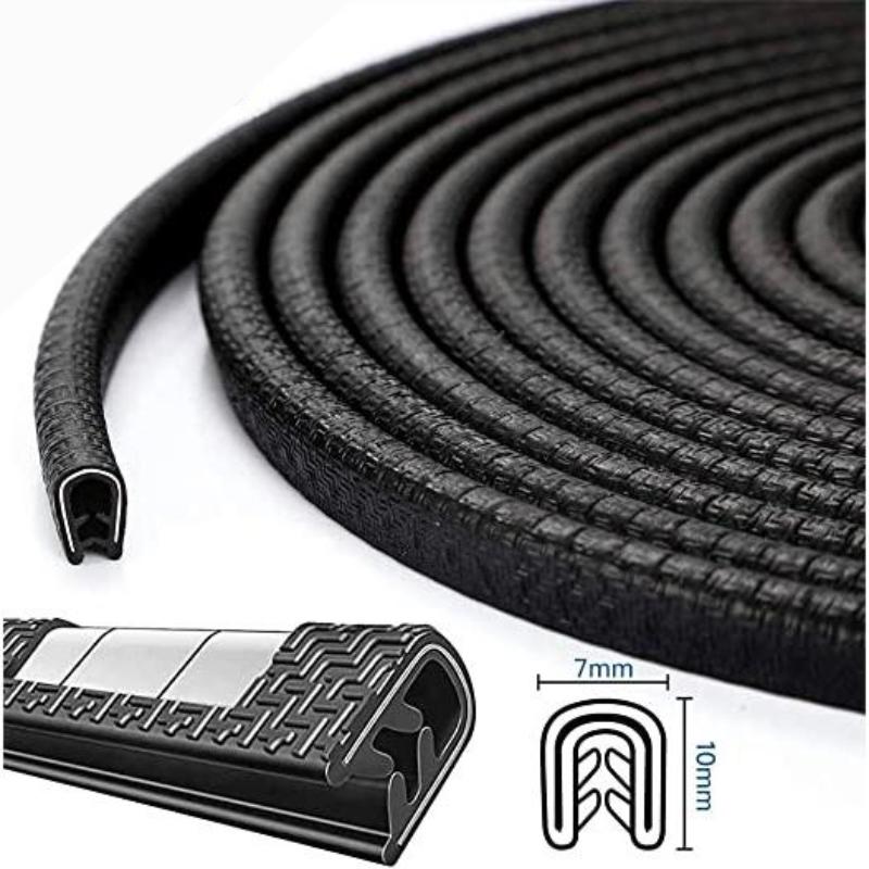 ドアエッジモール 5M 車 サイドドアエッジ ドアプロテクター 隙間風 ドアモール サイドドアエッジ プロテクター キズ防止 防傷 静音 保護 ボンネット | ブランド登録なし | 08