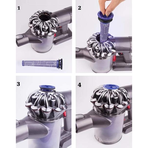 dyson ダイソン 2個セット 掃除機フィルター V6 V7 V8シリーズ用 DC58