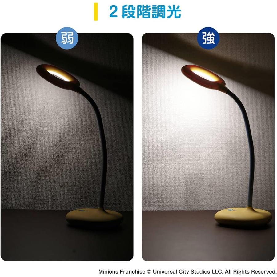 ミニオン デスクライト スタンドライト LED 電気スタンド 卓上ライト 2