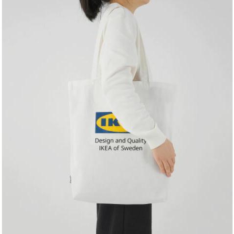 レア‼️43年もの‼️IKEA 家具カタログ(当時のもの) ＋白トートバッグ　美品‼️ イケア（IKEA） EFTERTRADA エフテルトレーダ バッグ ホワイト 内