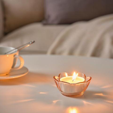 Ikea Vanligen ヴァンリゲン ティーライトホルダー クリアガラス 4cm キャンドルホルダー キャンドルスタンド お洒落 ムード作り 癒し 可愛い グラス 小物 花型 Tf Ik23 どしろショップ 通販 Yahoo ショッピング